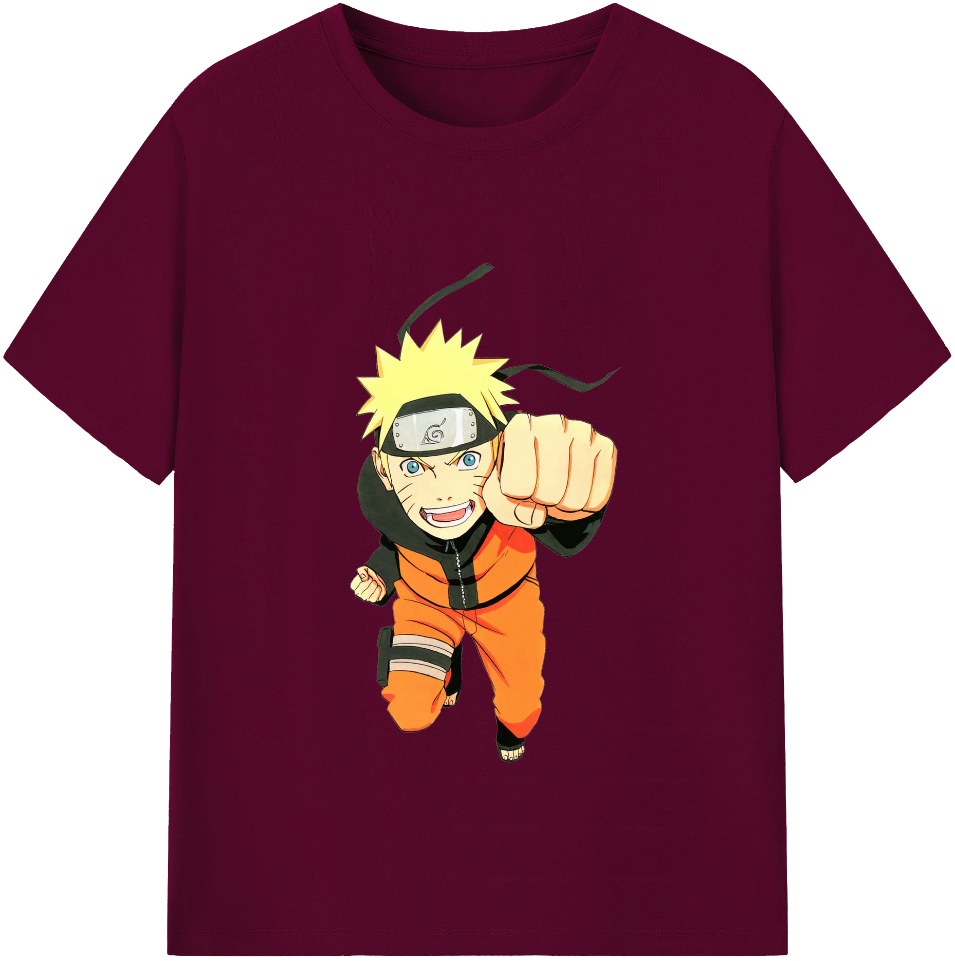 （画像用） NARUTO -ナルト- うずまき ナルト Uzumaki Naruto レディースカジュアルプリントTシャツ（綿100％）